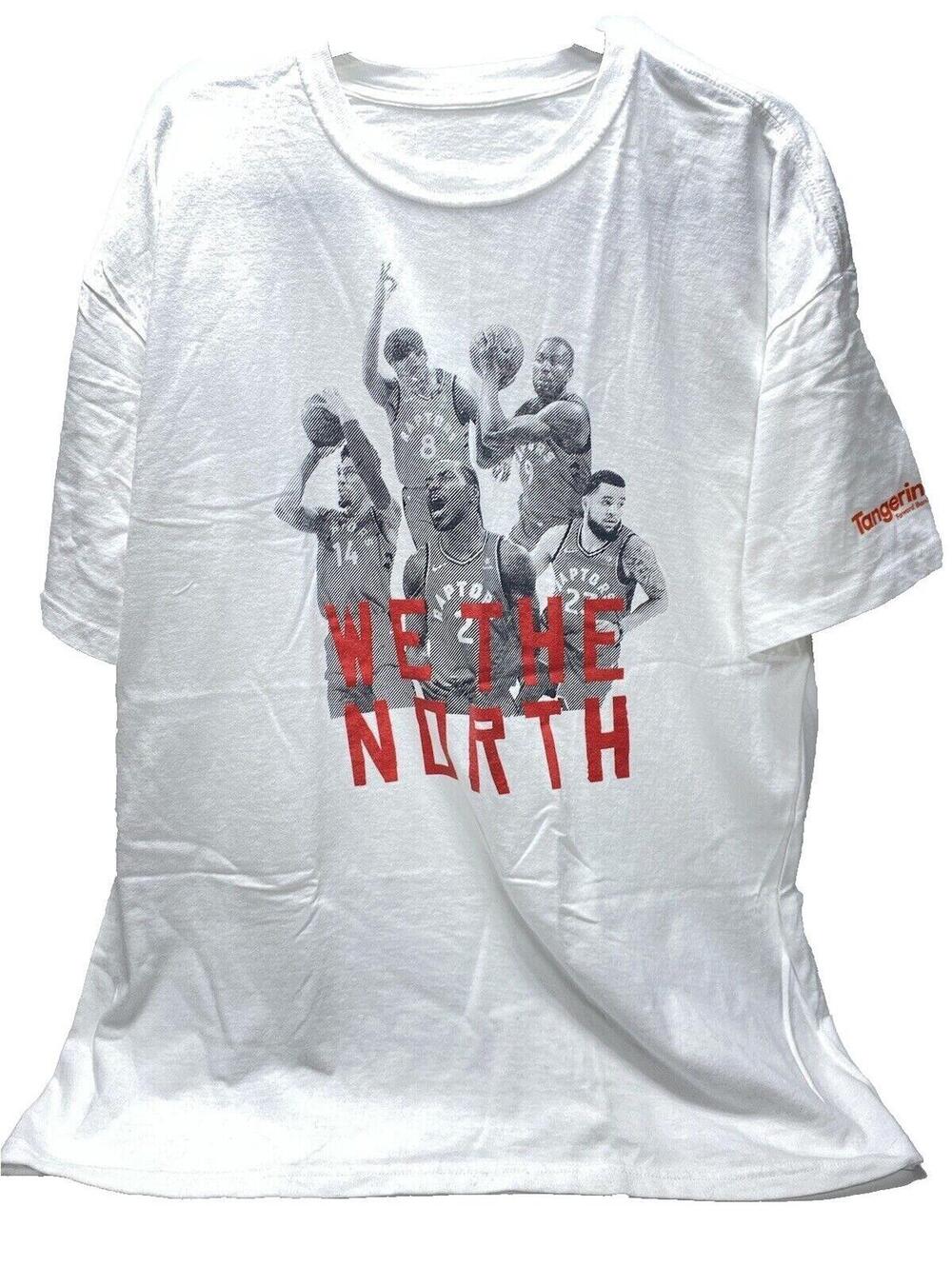 NBA Toronto Raptors “We The North” White Basketball T-Shirt – Good Condition